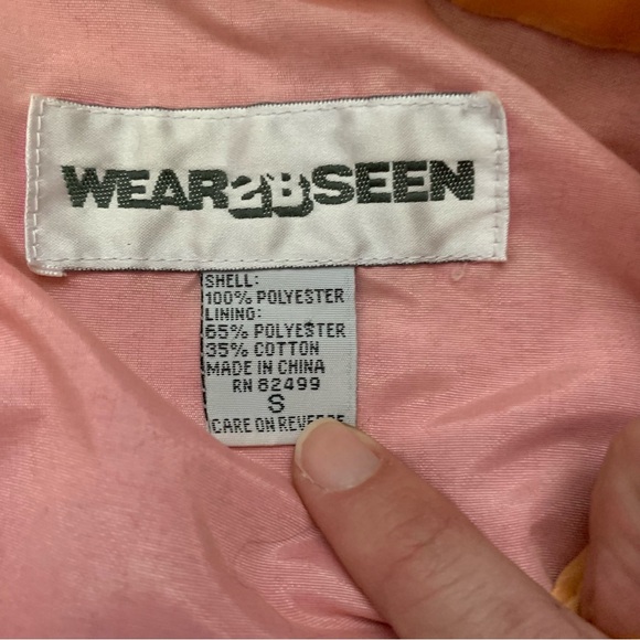 Vintage Wear2BSeen Periwinkle Women’s Lined Wind Breaker Set Track Suit Size S - Picture 7 of 15